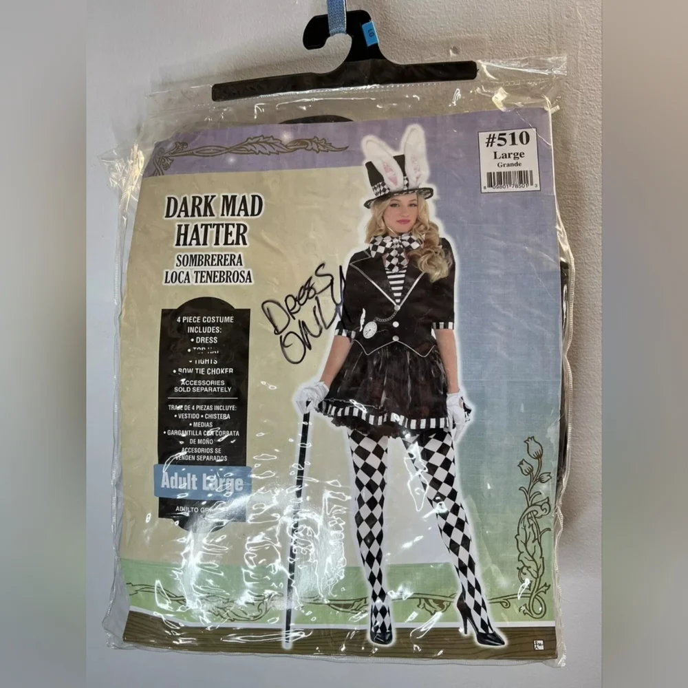Dark Mad Hatter Women's costume - Picture 6 of 12